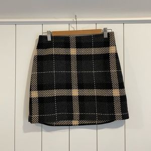 Plaid Mini Skirt